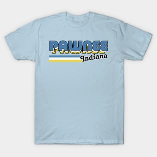 Pawnee, Indiana // Vintage Aesthetic Design T-Shirt